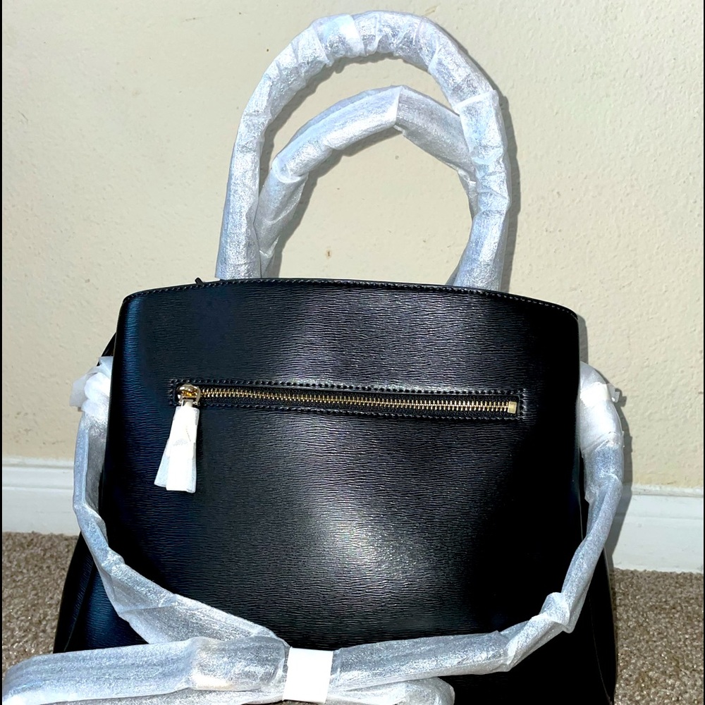 DKNY Leather Paige Medium Satchel